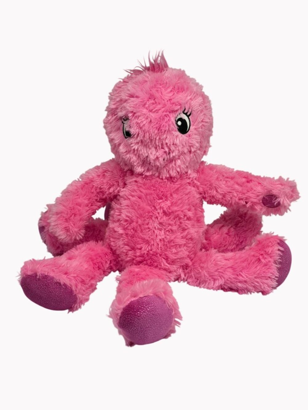 Build-A-Bear Oodles Of Fun Pink Octopus Plush Sparkly Tentacles Stuffed Animal